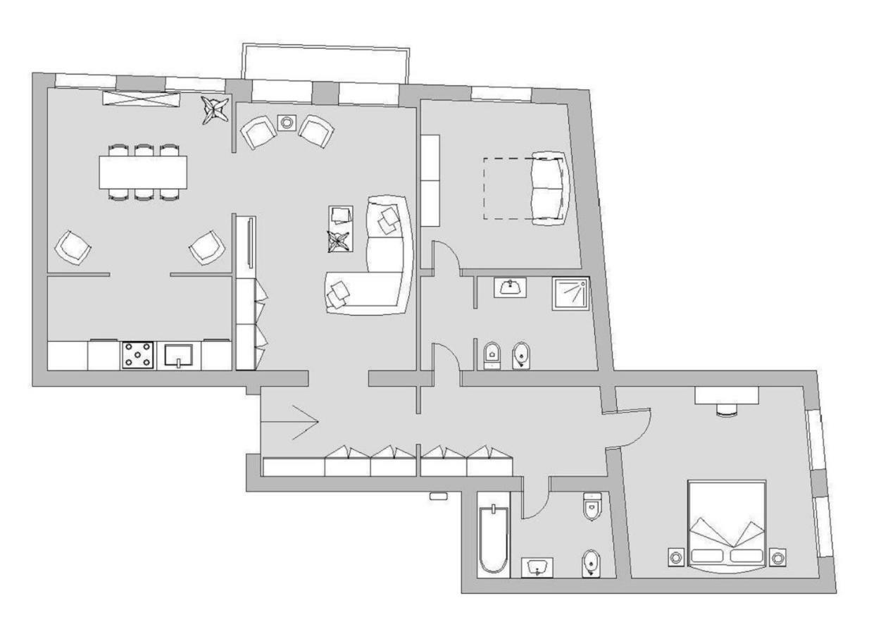 Ca' Del Monastero 1 Collection For 4 Guests With Balcony And Lift Appartement *